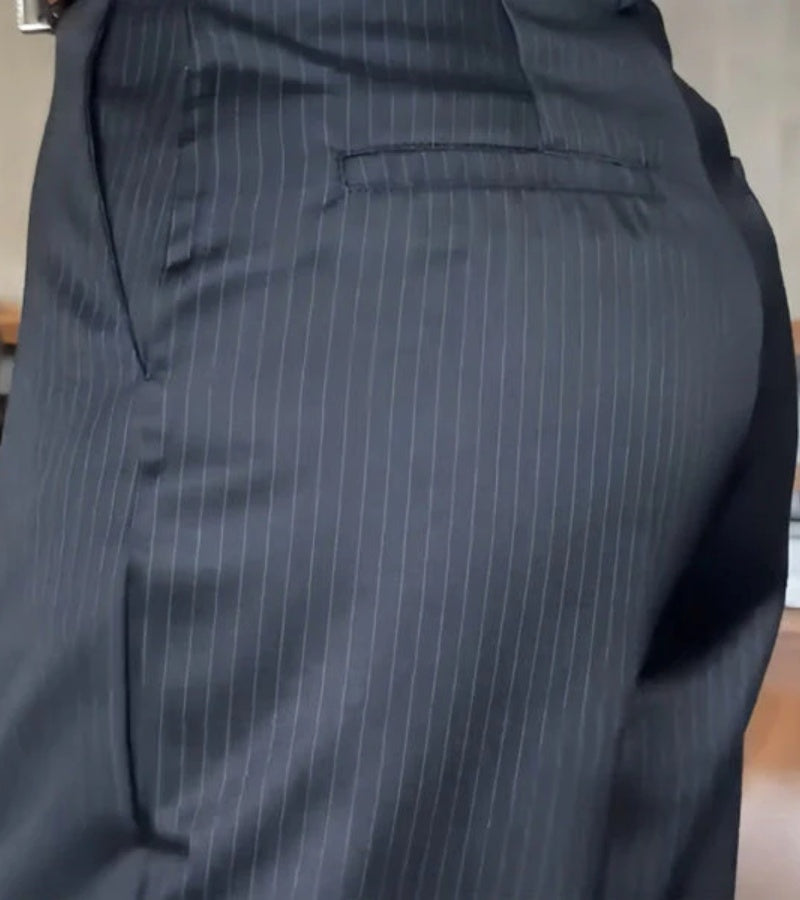 Mathilda Striped Pants for a Slim Silhouette for Women