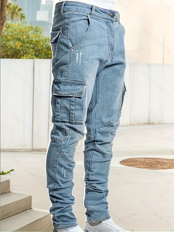 Moritz Stretch Slim Fit Herren Cargo Jeans