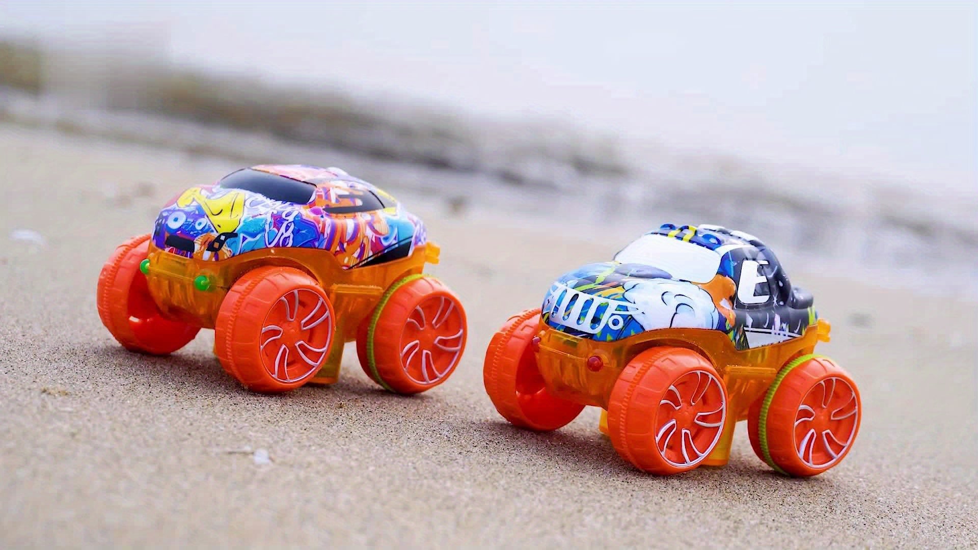 Colorful Light-Up Hangable Race Track with Electric Rail Cars