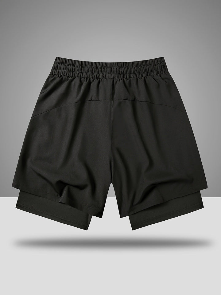 Fabian Sportliche Herren Shorts mit geometrischem Muster