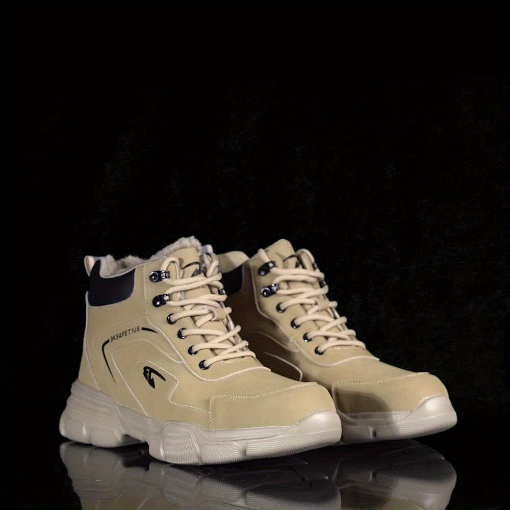 Classic Steel Toe Safety Shoes with Puncture-Resistant Sole