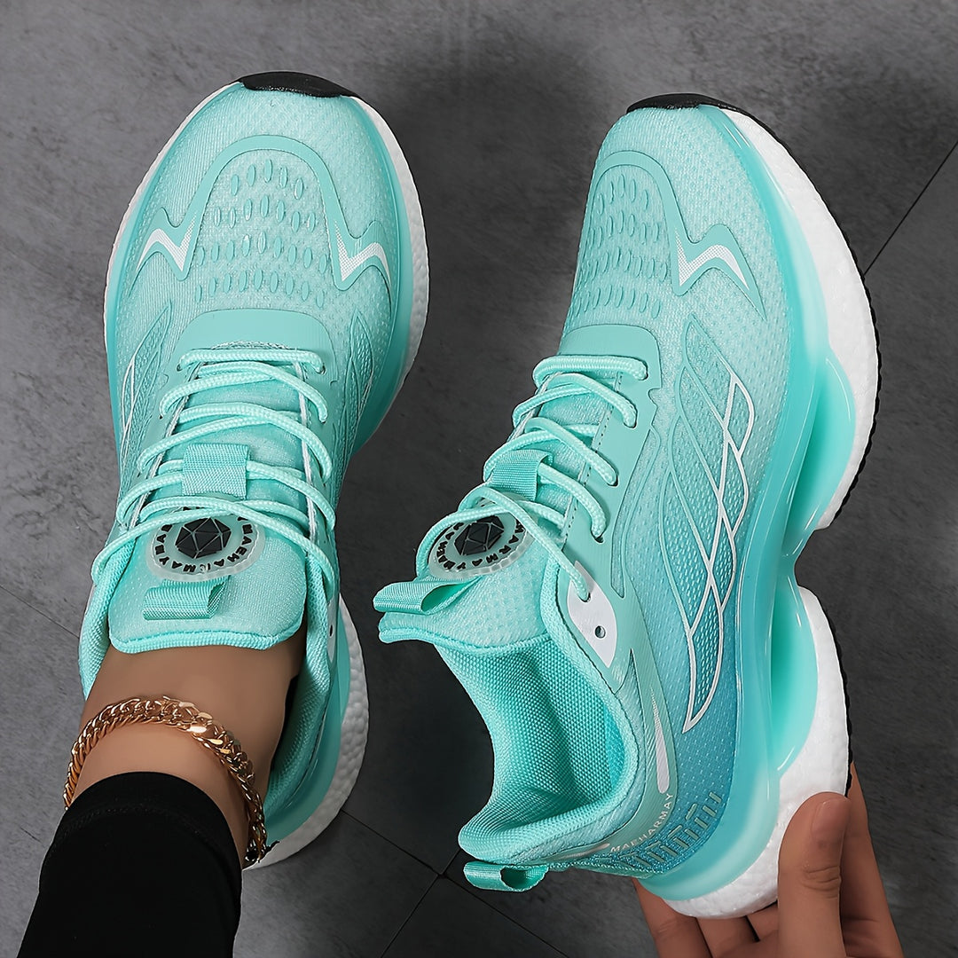 Leichte Atmungsaktive Damen Sneaker mit Rutschfester Sohle