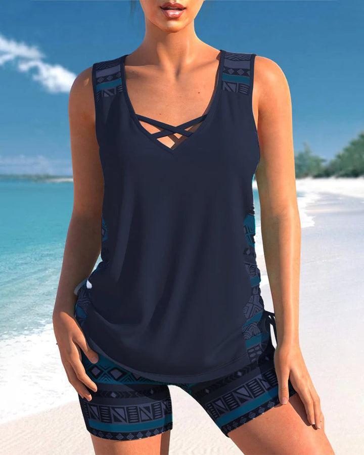 Sportliches Damen Tankini-Set