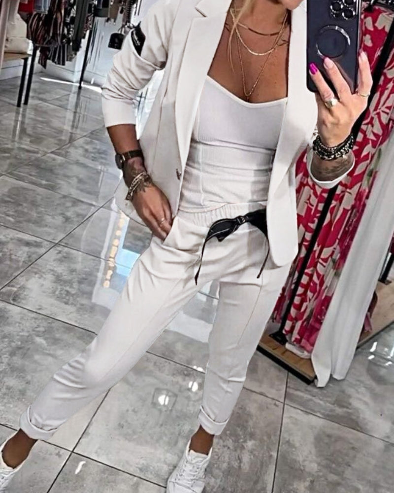 Elegantes Damen Blazer-Set zweiteilig