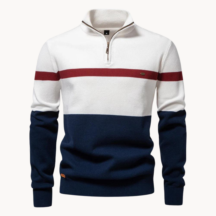 Weicher Herren Quarter-Zip Pullover