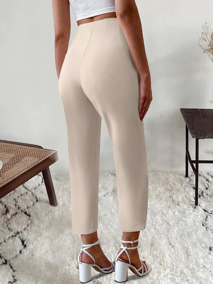 Elegante Damen Bundfaltenhose