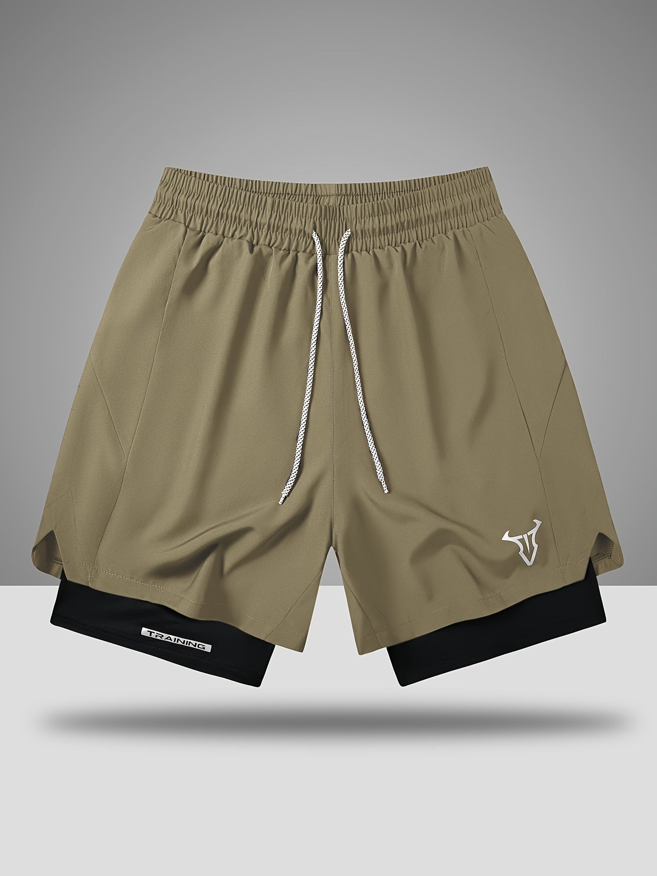 Fabian Men's Sport Shorts with Geometric Pattern and Light Stretch