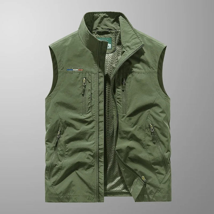 Vincent Atmungsaktiv Herren Outdoor-Funktionsweste