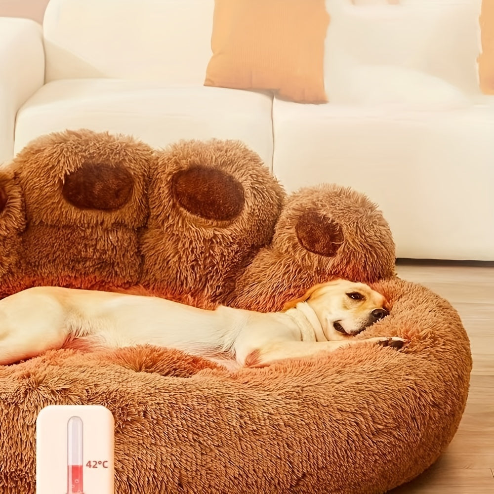 Washable Plush Calming Dog Bed