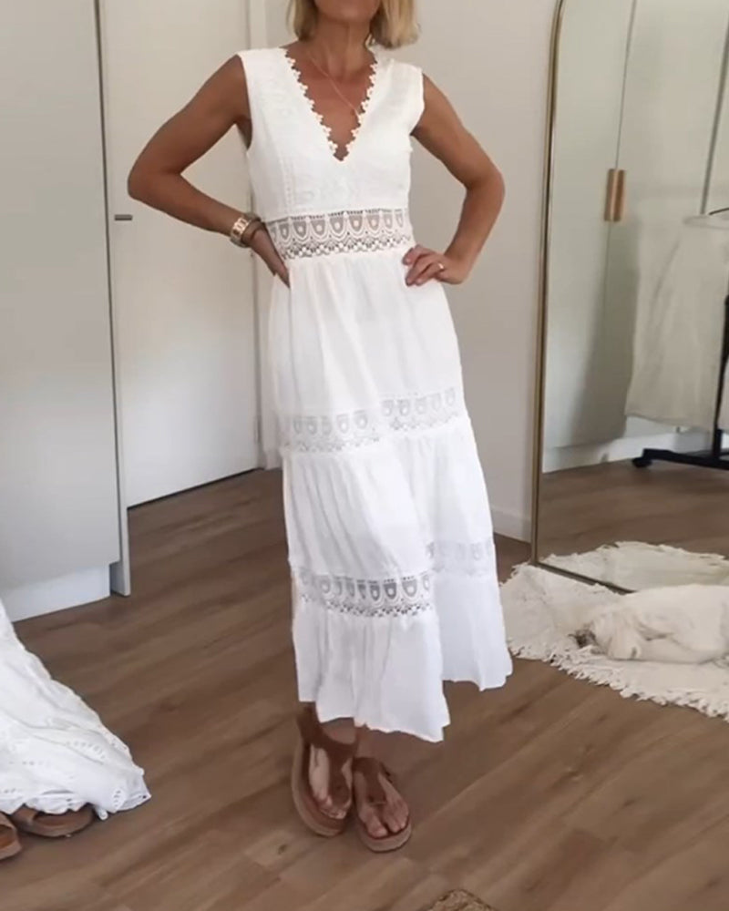 Elegantes langes Damen Kleid
