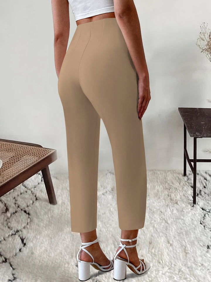 Elegante Damen Bundfaltenhose