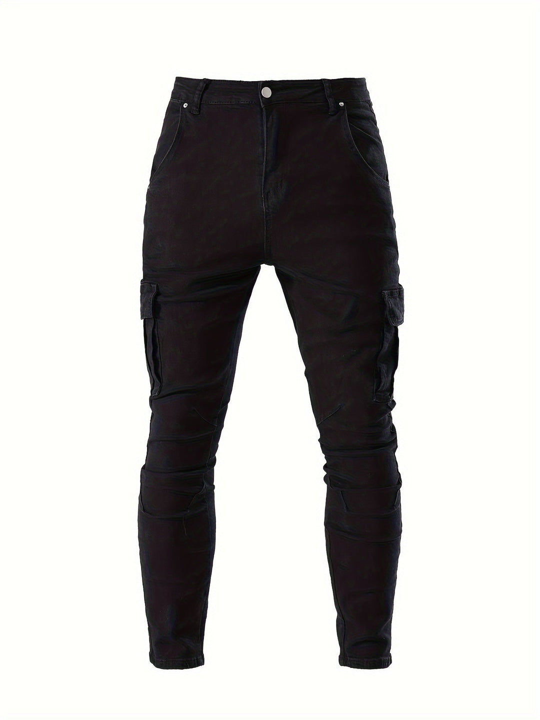 Marian Flexible Herren Slim-Fit Cargo-Jeans