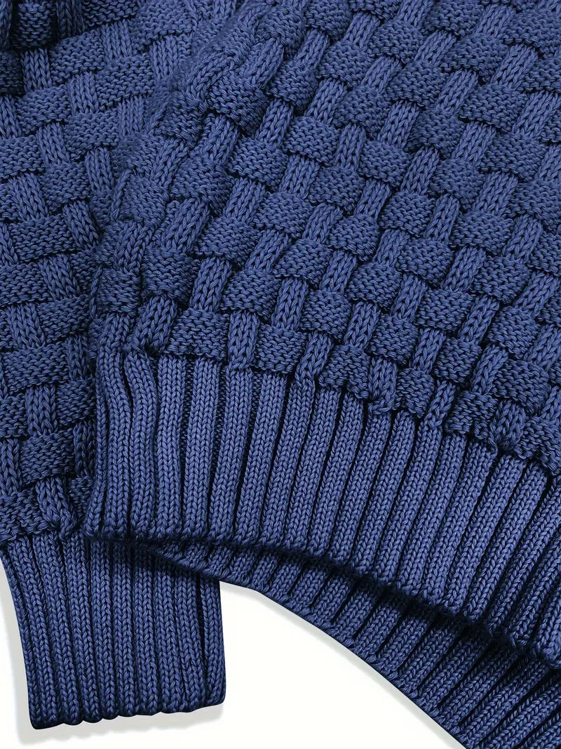 Weicher Klassischer Herren Strickpullover