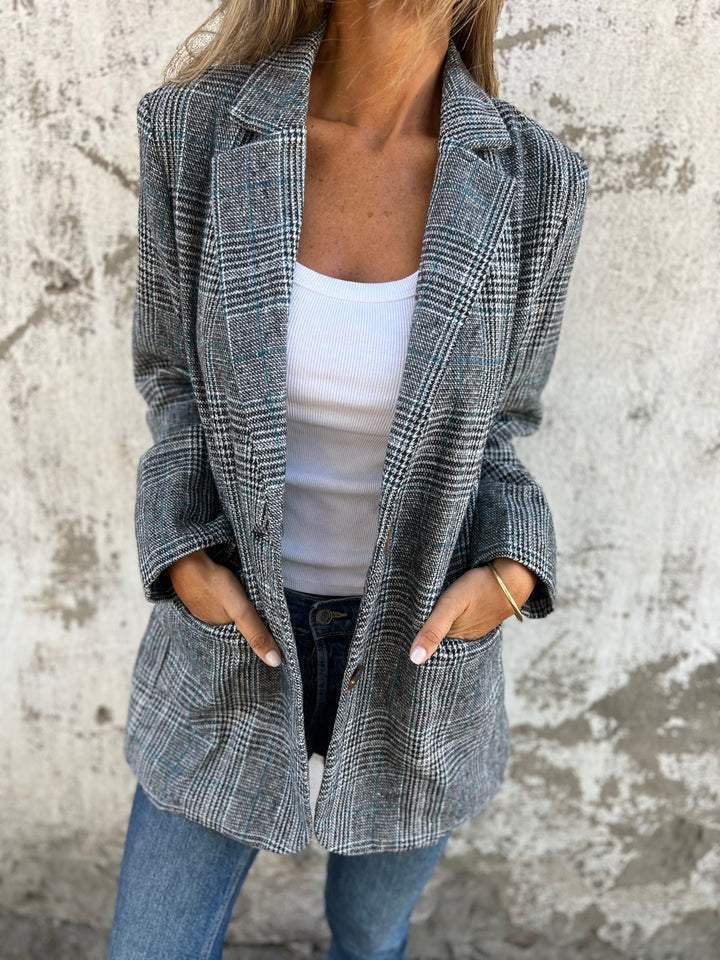 Ramona Karierter Damen Blazer