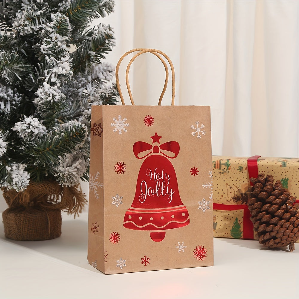 Festive Christmas Gift Bags, 24-Pack