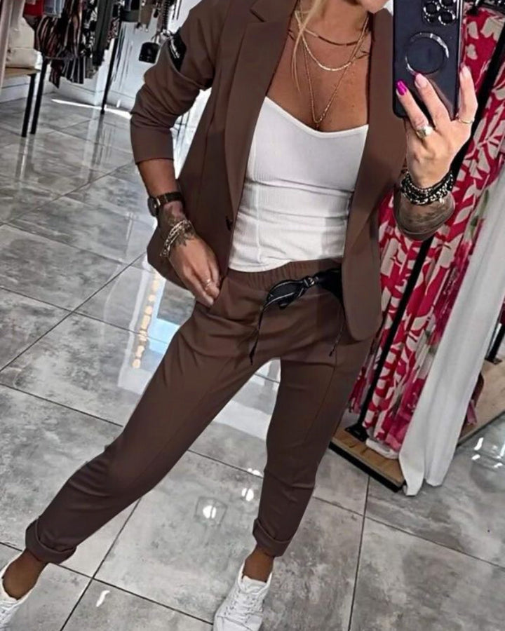 Elegantes Damen Blazer-Set zweiteilig