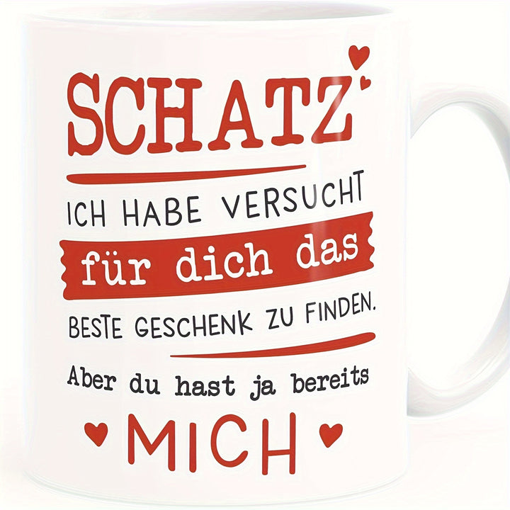 Romantische Keramik Damen Tasse