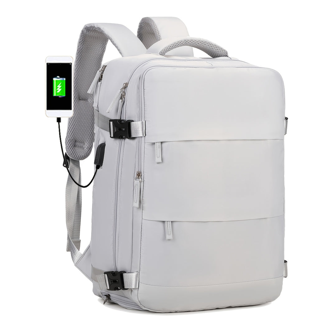 Praktischer Damen Reiserucksack mit Schuhfach und Laptopfach