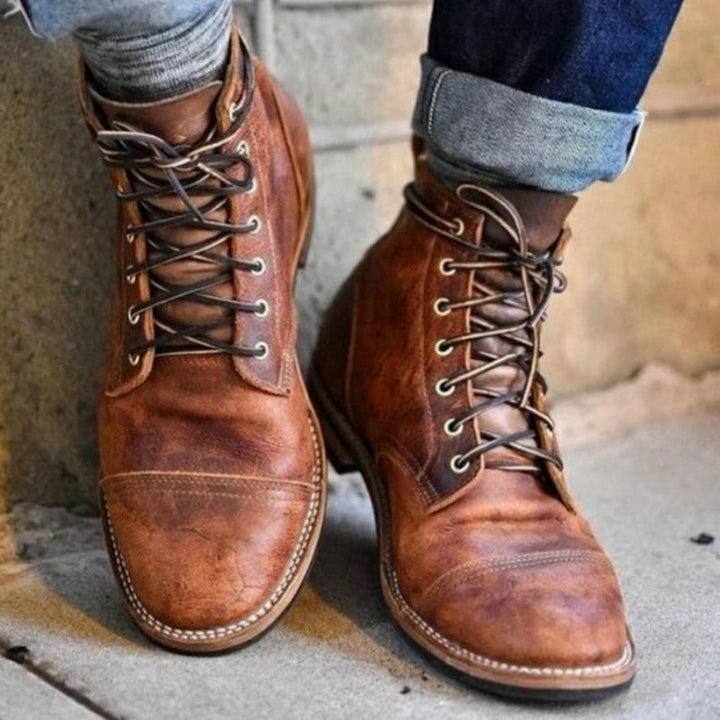 Owen Klassische Damen Lederstiefel