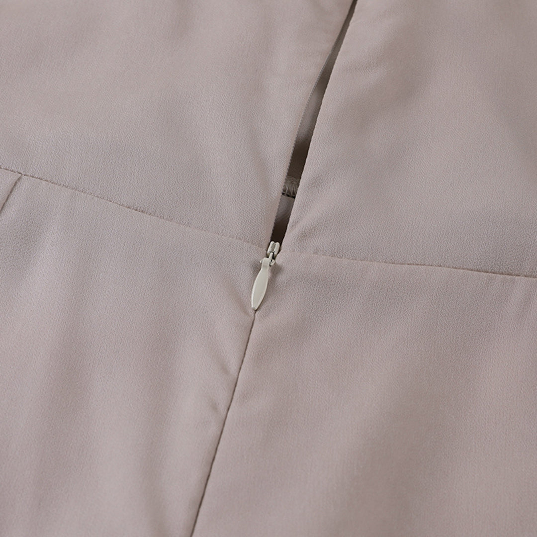 Elegantes Damen V-Ausschnitt Kleid