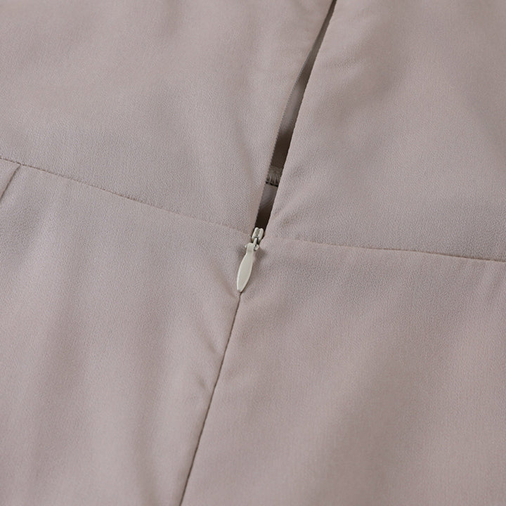 Elegantes Damen V-Ausschnitt Kleid