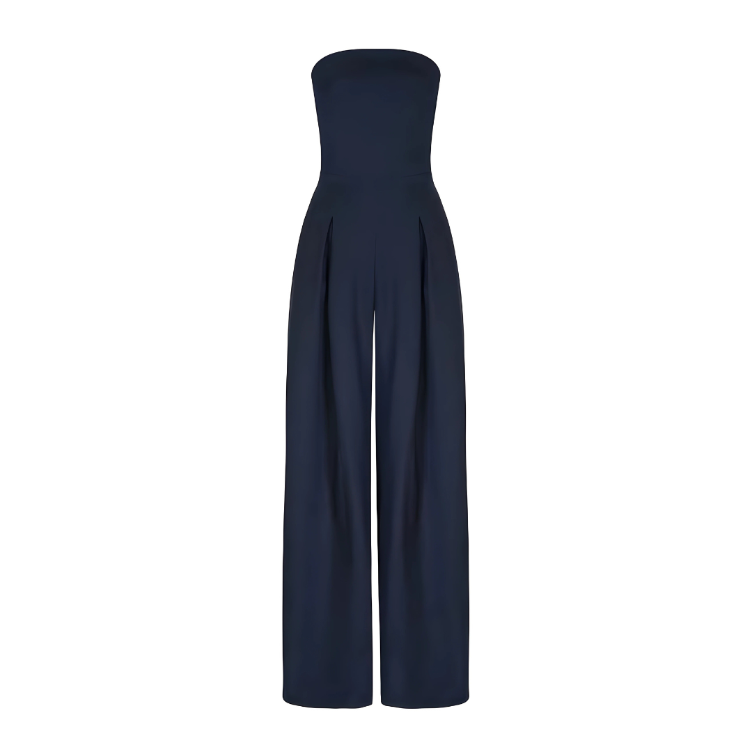 Eleganter Damen Jumpsuit trägerlos