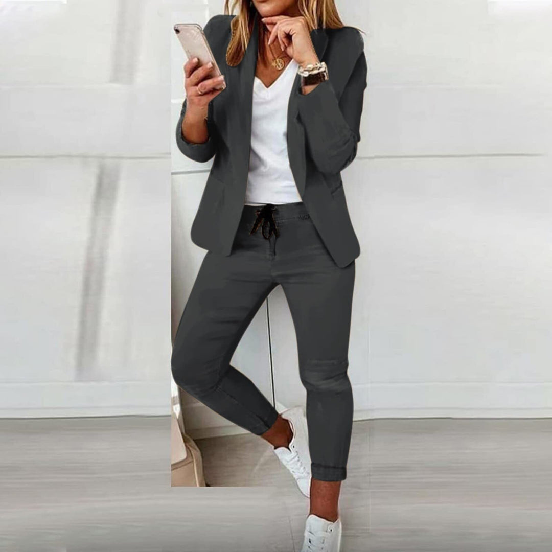 Elegantes Schickes Damen Blazer-Set