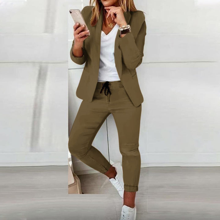 Elegantes Schickes Damen Blazer-Set