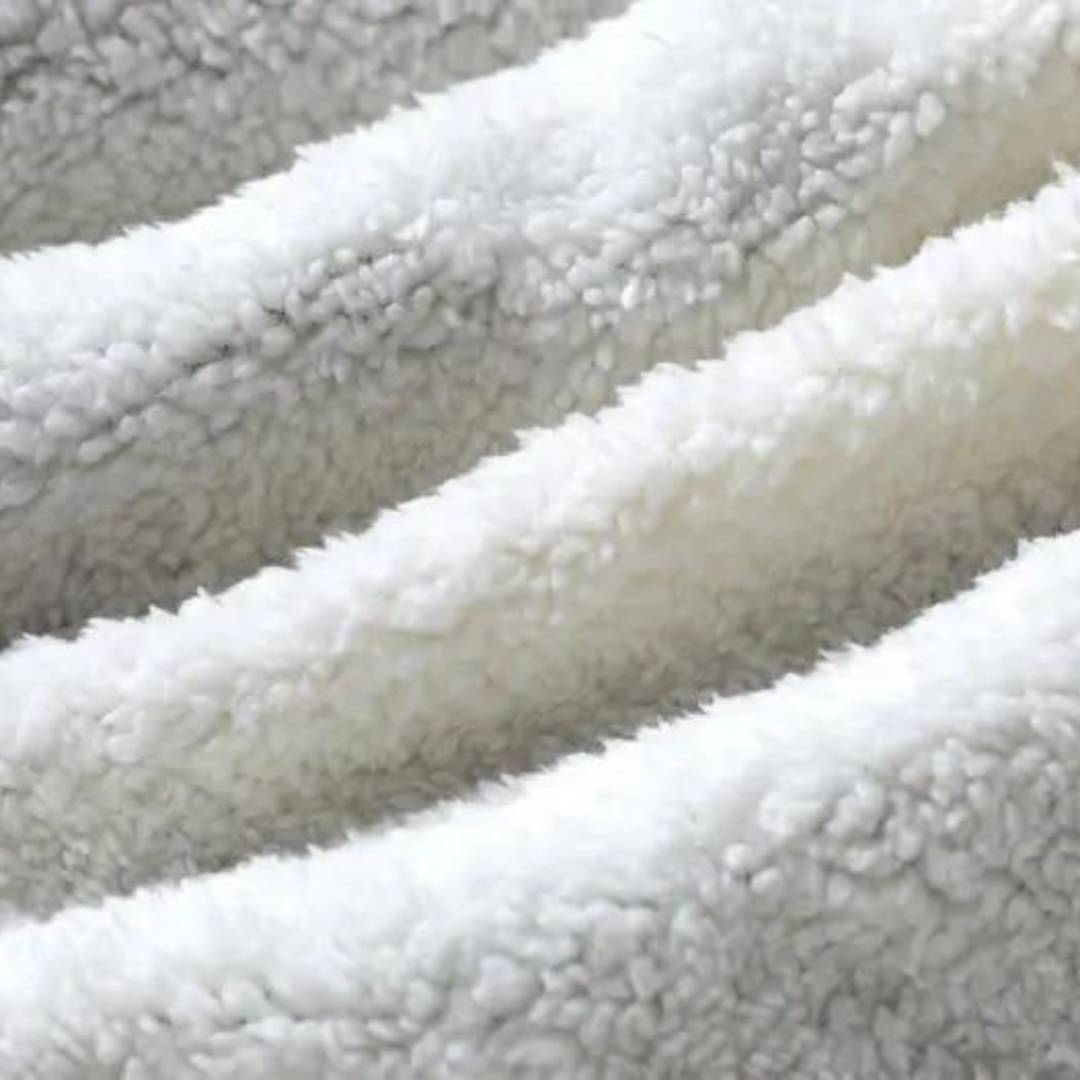 Cozy Fleece Cardigan with Elegant Shawl Collar