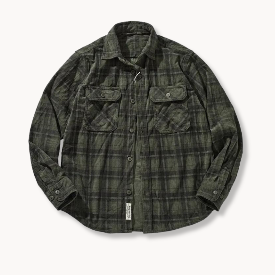 Emil Retro Shirt with Plaid Pattern