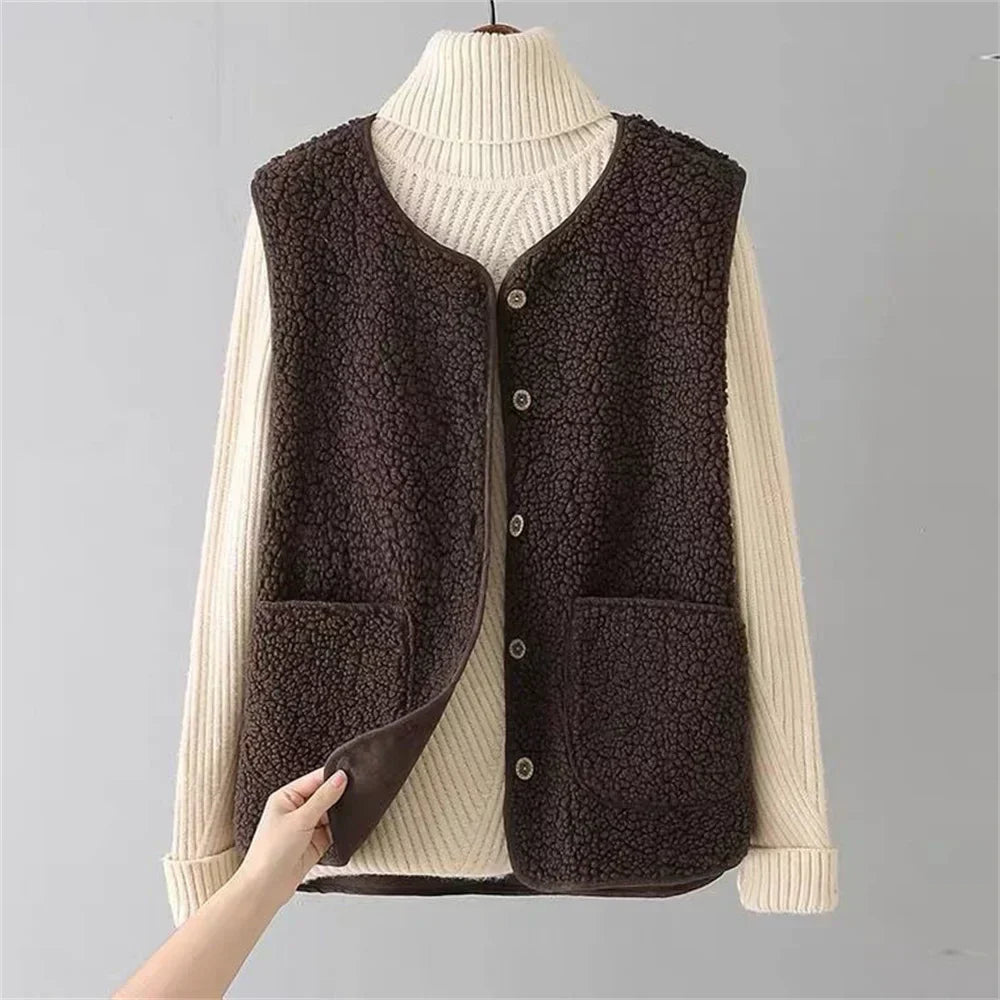 Farah Warme Elegante Damen Weste