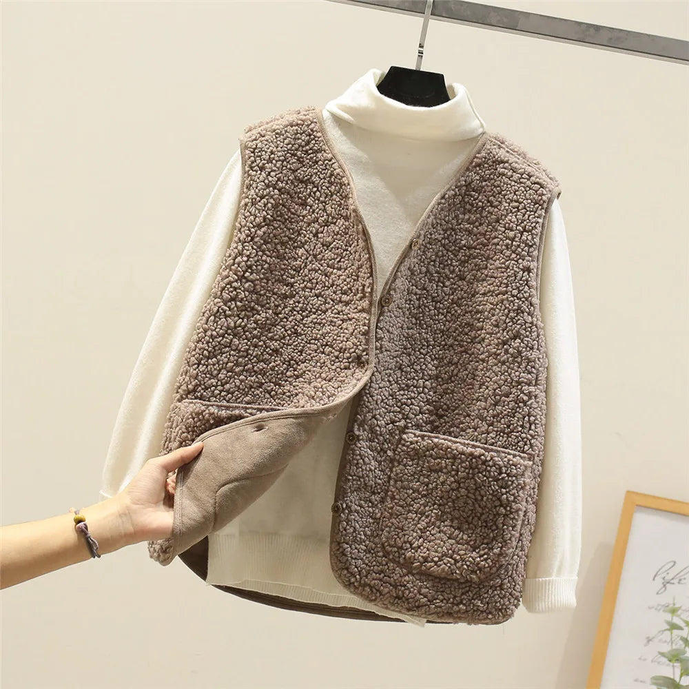 Farah Warme Elegante Damen Weste