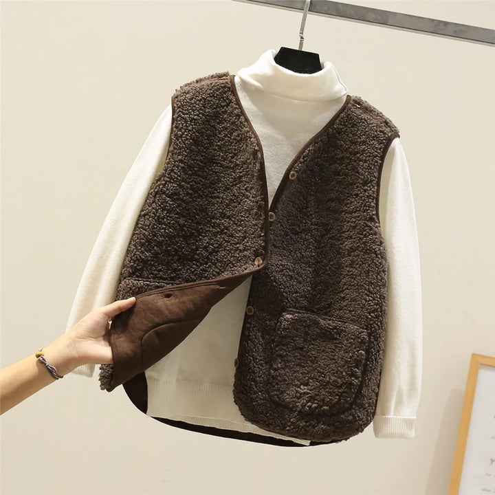 Farah Warme Elegante Damen Weste