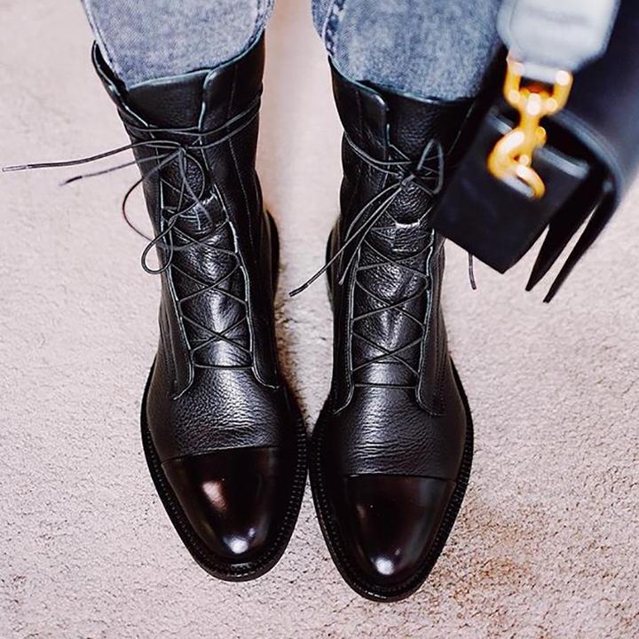 Klassische Damen Absatzstiefel