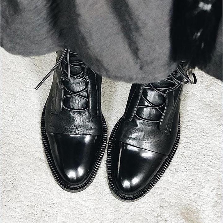 Klassische Damen Absatzstiefel