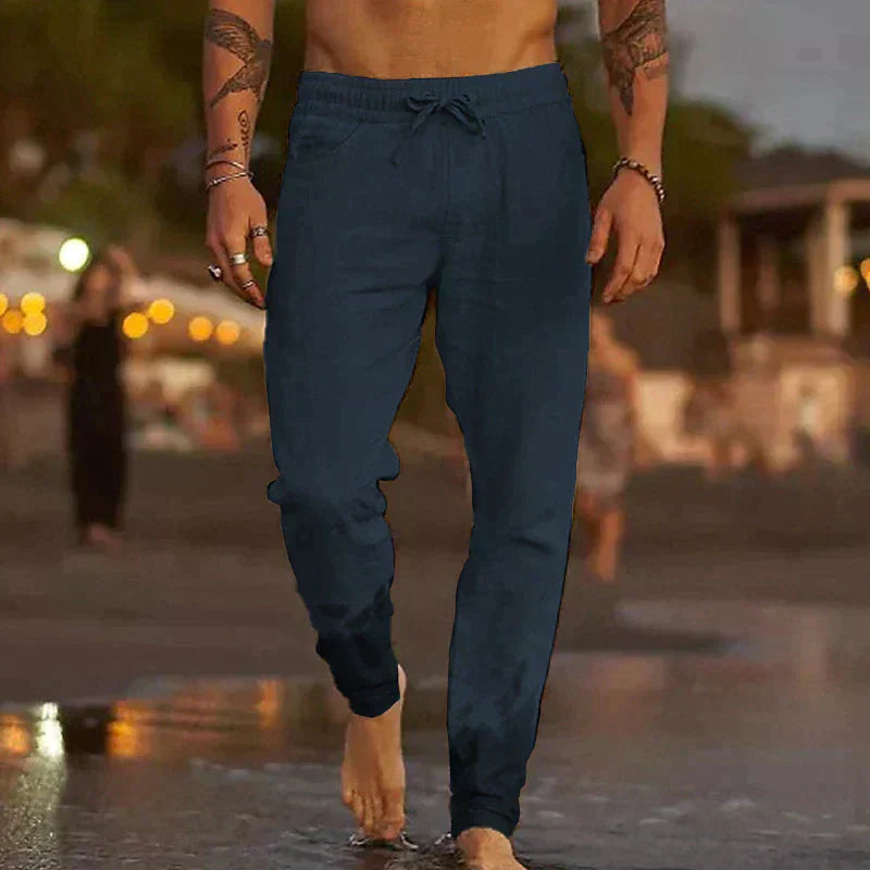 Thierry Leichte Herren Leinenhose