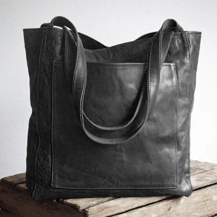 Klassische Leder Damen Handtasche
