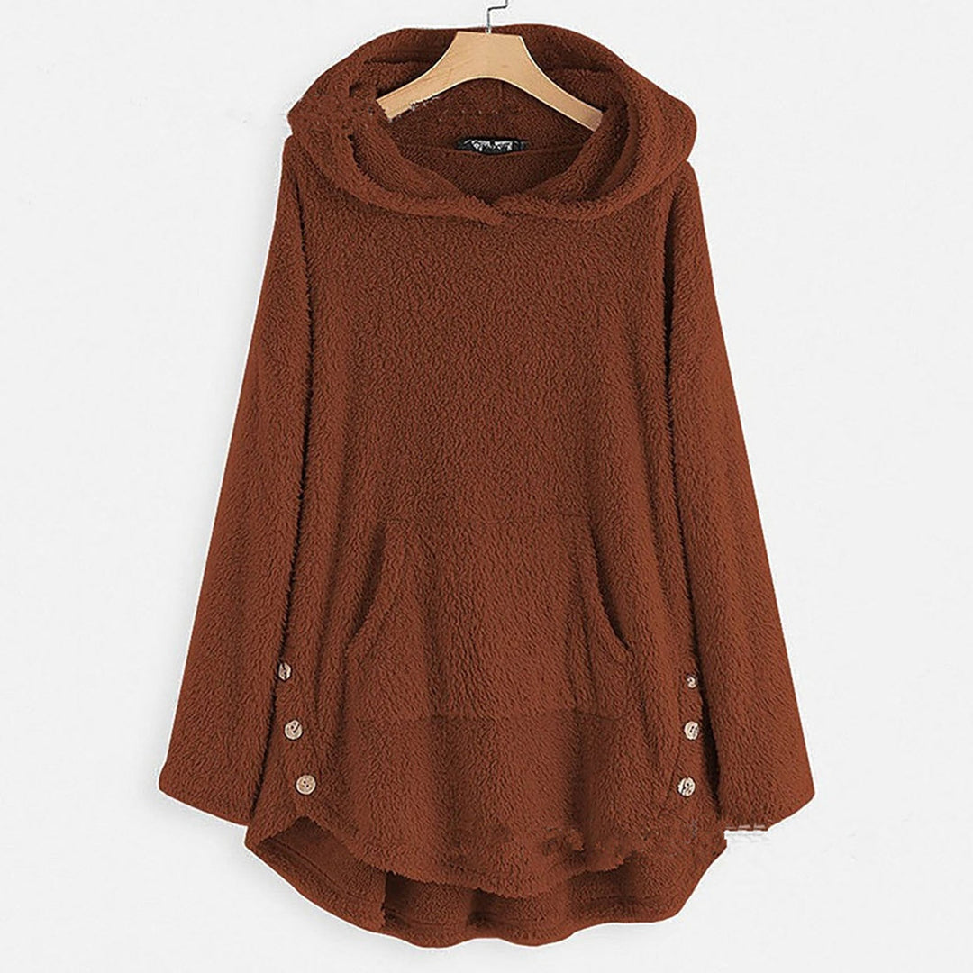 Agnes Kuschelig Damen Teddy-Hoodie
