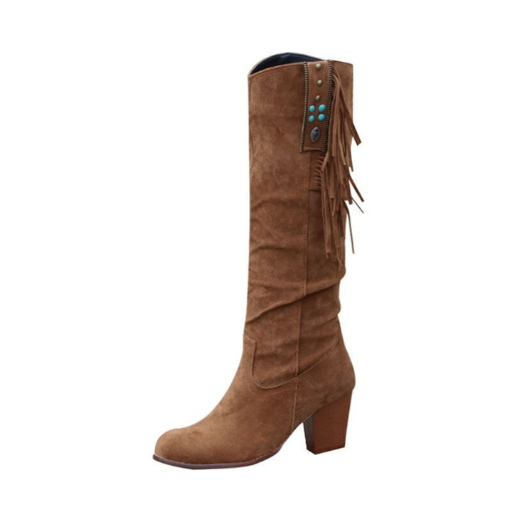 River West Modische Damen Cowboystiefel