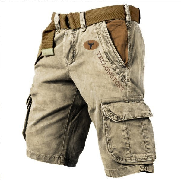 Yellow Stone - Men's Shorts with Pockets