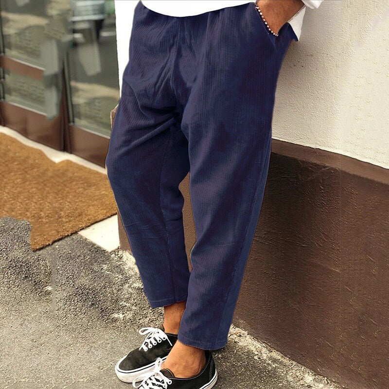 Selo Trendige Damen Cordhose