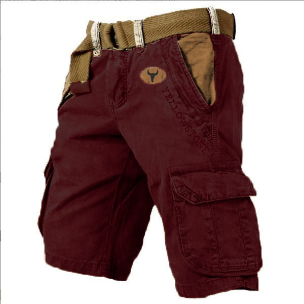 Yellow Stone Lässige Herren Shorts mit Taschen