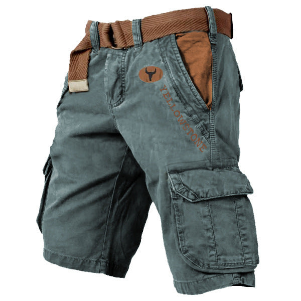 Yellow Stone - Men's Shorts with Pockets