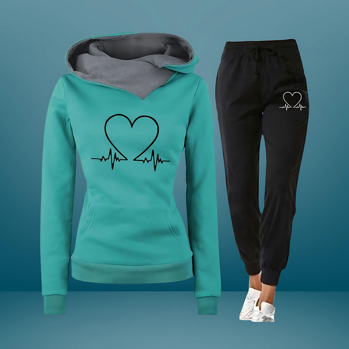 Heartbeat Sportliches Damen Trainingsset