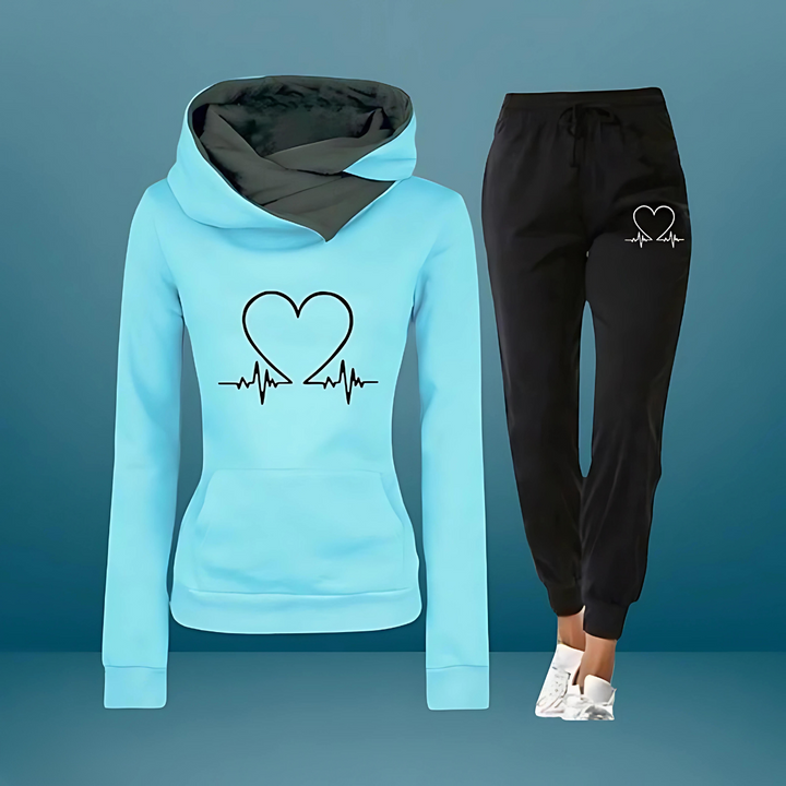 Heartbeat Sportliches Damen Trainingsset