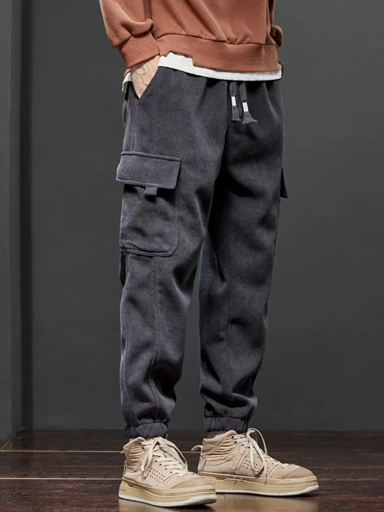 Carico Zeitlose Herren Wide-Leg Hose