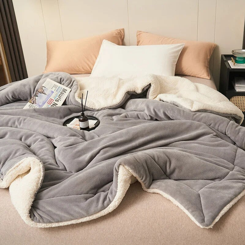 Weiche Damen Kuscheldecke