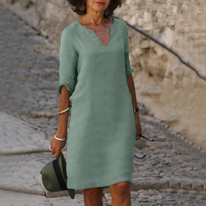 Leichtes Langarm Damen Sommerkleid