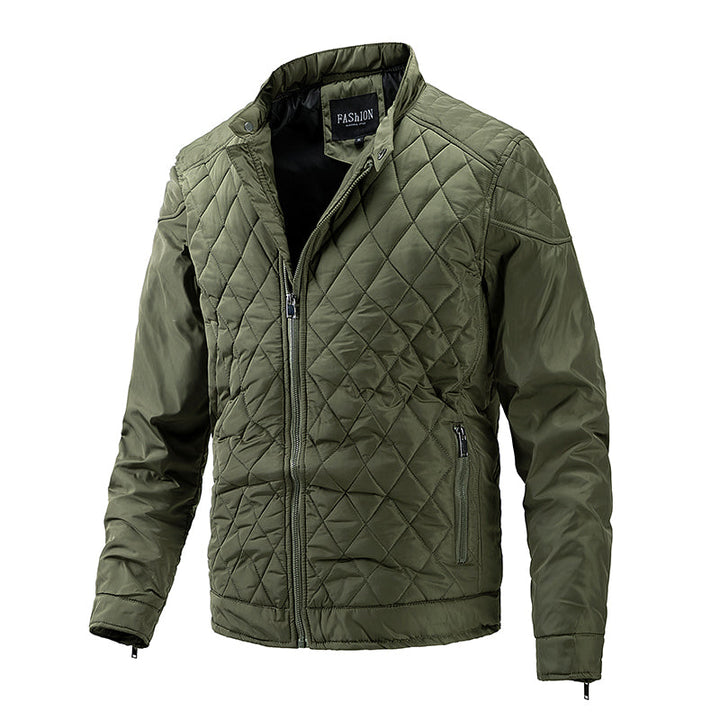 Charles Klassische Herren Stehkragen-Jacke