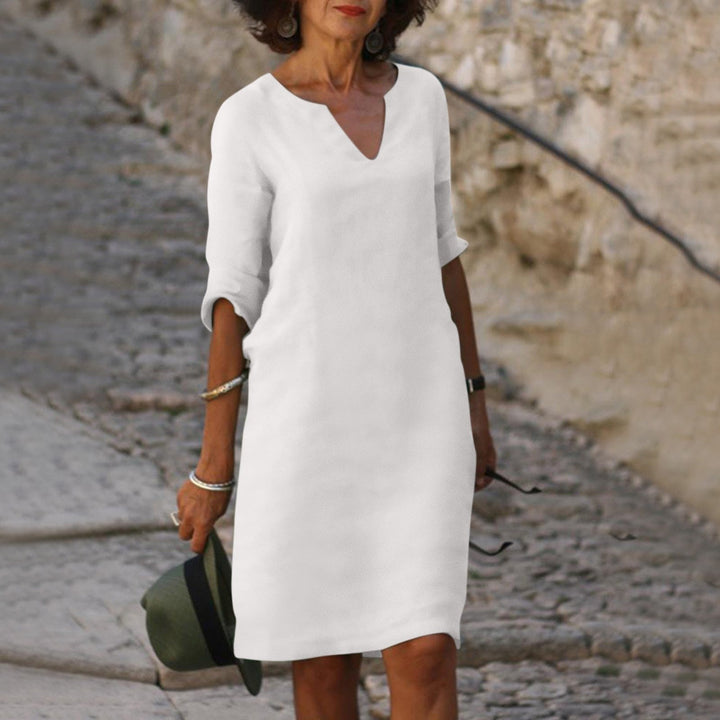Leichtes Langarm Damen Sommerkleid